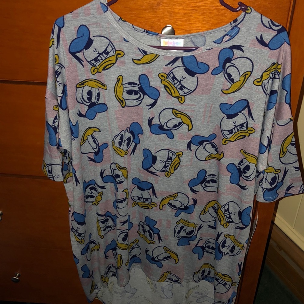 Lularoe Disney Donald Duck Irma  size Small